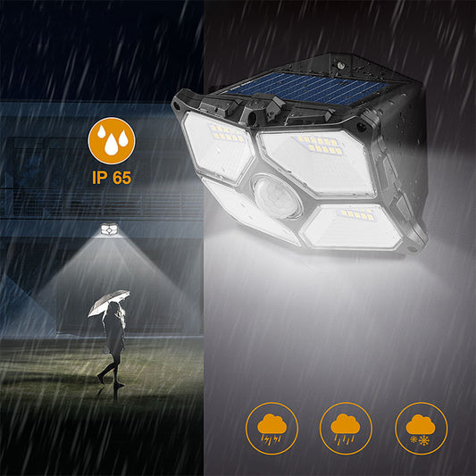 Outdoor Induction Light Waterproof Solar Shining On All Sides