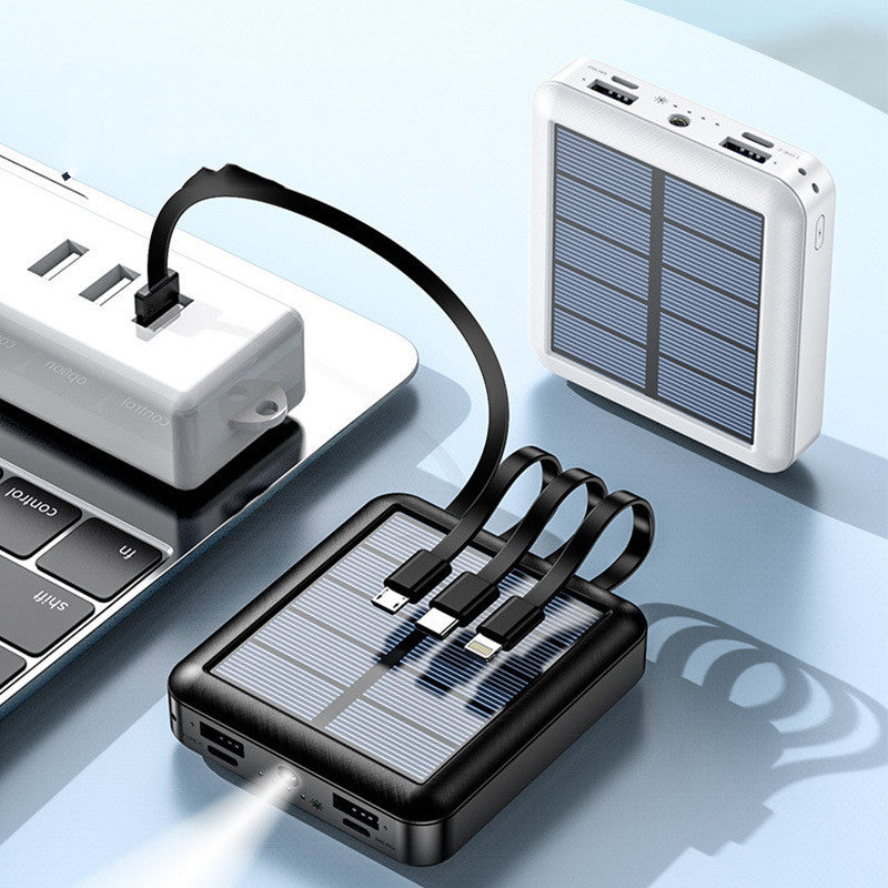 Four Line Solar Power Charging Bank