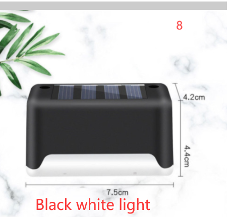 New Upgrade Waterproof LED Solar Fence Lamp Solar Deck Lights Solar Step Light Outdoor For Patio Stairs Garden Pathway Step Yard